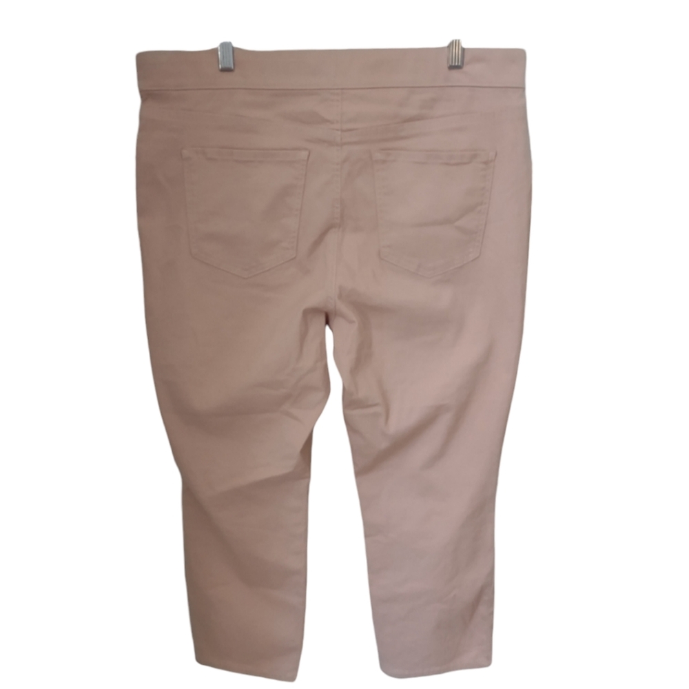Capri Pants Belk New directions May pink Pull On 14 - Picture 2 of 9